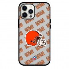 NFL Cleveland Browns Phone Case For iPhone and Samsung Galaxy Devices - Cleveland Browns Medley Monogram Wordmark