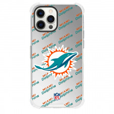 NFL Miami Dolphins Phone Case For iPhone and Samsung Galaxy Devices - Miami Dolphins Medley Monogram Wordmark