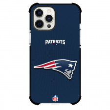 NFL New England Patriots Phone Case For iPhone and Samsung Galaxy Devices - Team Logo On NavyBlue Background