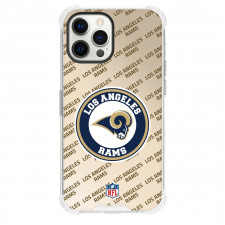 NFL Los Angeles Rams Phone Case For iPhone and Samsung Galaxy Devices - Los Angeles Rams Team Emblem Medley Monogram