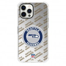 NFL Seattle Seahawks Phone Case For iPhone and Samsung Galaxy Devices - Seattle Seahawks Team Emblem Medley Monogram