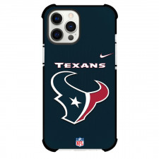 NFL Houston Texans Phone Case For iPhone and Samsung Galaxy Devices - Team Logo On Bluish Cyan Background