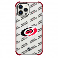NHL Carolina Hurricanes Phone Case For iPhone and Samsung Galaxy Devices - Carolina Hurricanes Medley Monogram Wordmark