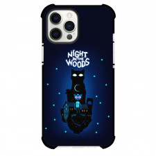 Night In The Woods Mae Borowski Phone Case For iPhone and Samsung Galaxy Devices - Mae Borowski Standing In The Dark Night