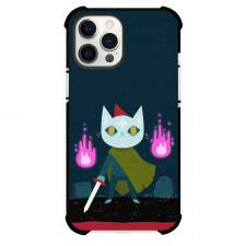 Night In The Woods Palecat Phone Case For iPhone and Samsung Galaxy Devices - Palecat Holding Sword