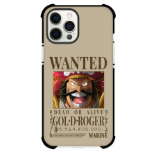 One Piece D Roger Phone Case For iPhone and Samsung Galaxy Devices - D Roger Wanted Bounty Poster