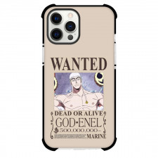 One Piece God Enel Phone Case For iPhone and Samsung Galaxy Devices - God Enel Wanted Bounty Poster