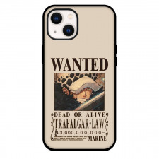 One Piece Law Phone Case For iPhone and Samsung Galaxy Devices - Law Wanted Bounty Poster