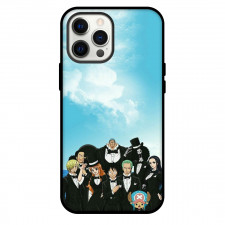 One Piece Straw Hat Pirates Phone Case For iPhone and Samsung Galaxy Devices - Characters Wearing Suits
