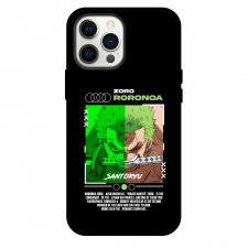 One Piece Zoro Phone Case For iPhone and Samsung Galaxy Devices - Zoro Introduction Poster Two Color Face