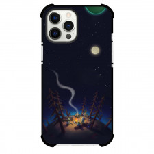 Outer Wilds Phone Case For iPhone and Samsung Galaxy Devices - Outer Wilds Starry Night Camp Fire Poster