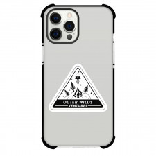 Outer Wilds Phone Case For iPhone and Samsung Galaxy Devices - Outer Wilds Ventures Black Logo Sticker Art