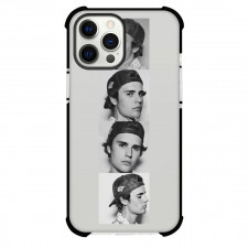 Justin Bieber Phone Case For iPhone and Samsung Galaxy Devices - Justin Bieber Portrait Collage Black And White
