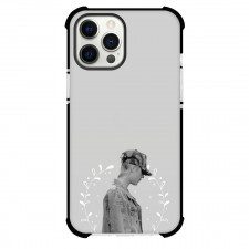 Justin Bieber Phone Case For iPhone and Samsung Galaxy Devices - Justin Bieber Side Portrait in Black And White