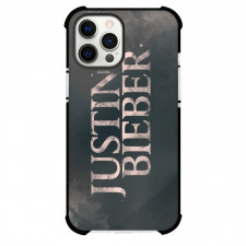 Justin Bieber Phone Case For iPhone and Samsung Galaxy Devices - Justin Bieber Smoky Pink Text Artwork