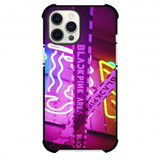 Blackpink Phone Case For iPhone and Samsung Galaxy Devices - Blackpink In Your Area Pink Neon Light