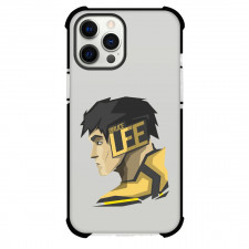 Bruce Lee Phone Case For iPhone and Samsung Galaxy Devices - Bruce Lee Yellow Suit PopHead Minimalist Art