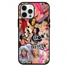 Doja Cat Phone Case For iPhone and Samsung Galaxy Devices - Doja Cat I Don't Do Drug Collage