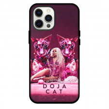 Doja Cat Phone Case For iPhone and Samsung Galaxy Devices - Doja Cat Sitting Pink