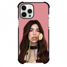 Dua Lipa Phone Case For iPhone and Samsung Galaxy Devices - Dua Lipa Digital Art With Flower