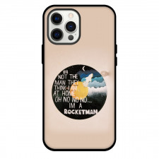 Elton John Phone Case For iPhone and Samsung Galaxy Devices - Elton John Im Not The Man Lyrics On Record Background