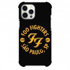Foo Fighters Phone Case For iPhone and Samsung Galaxy Devices - Foo Fighters Sao Paulo Tour 2015 Poster Black Background