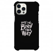 Lady Gaga Phone Case For iPhone and Samsung Galaxy Devices - Lady Gaga Black Born This Way Word Art