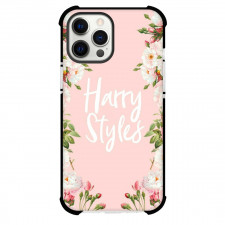 Harry Styles Phone Case For iPhone and Samsung Galaxy Devices - Harry Styles Pink Words Art With Flower