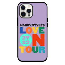 Harry Styles Phone Case For iPhone and Samsung Galaxy Devices - Harry Styles Love On Tour 2023 Word Art Purple Background