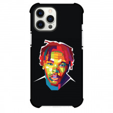 Lil Baby Phone Case For iPhone and Samsung Galaxy Devices - Lil Baby Wpap Pop Art On Black Background