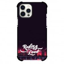 Rolling Loud Phone Case For iPhone and Samsung Galaxy Devices - Rolling Loud Logo With City Night Background