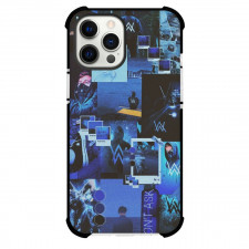 Alan Walker Phone Case For iPhone and Samsung Galaxy Devices - Alan Walker Collage In Blue Tone