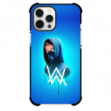 Alan Walker Phone Case For iPhone and Samsung Galaxy Devices - Alan Walker Illustration On Blue Background
