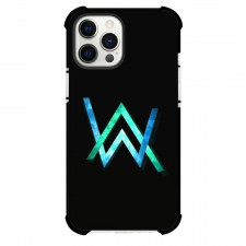 Alan Walker Phone Case For iPhone and Samsung Galaxy Devices - Alan Walker Logo On Black Background