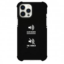 Alan Walker Phone Case For iPhone and Samsung Galaxy Devices - Alan Walker Volume Up Black Background