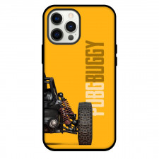 PUBG Phone Case For iPhone and Samsung Galaxy Devices - PUBG BUGGY Orange Background