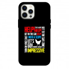 PUBG Phone Case For iPhone and Samsung Galaxy Devices - PUBG Quotes On Black Background