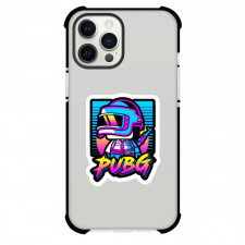 PUBG Phone Case For iPhone and Samsung Galaxy Devices - PUBG Retro Chibi Sticker Art