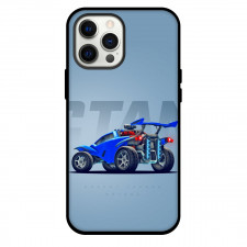 Rocket League Phone Case For iPhone and Samsung Galaxy Devices - Rocket League Octane On Blue Background