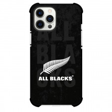 Rugby New Zealand National Rugby Team Phone Case For iPhone and Samsung Galaxy Devices - Team Logo On Black Background