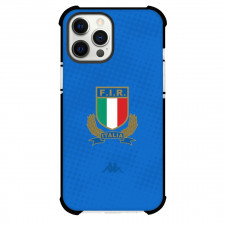 Rugby Italian Rugby Federation Phone Case For iPhone and Samsung Galaxy Devices - Team Logo On Blue Background