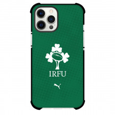 Rugby Irish IRFU Phone Case For iPhone and Samsung Galaxy Devices - Team Logo On Green Background