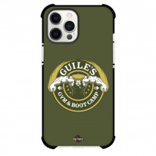 Street Fighter Guile Phone Case For iPhone and Samsung Galaxy Devices - Guile's Gym Logo Green Background