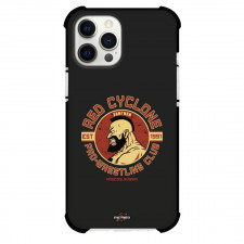 Street Fighter Zangief Phone Case For iPhone and Samsung Galaxy Devices - Zangief Pro-Wrestling Club Logo Black Background