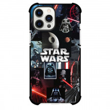 Star Wars Darth Vader Phone Case For iPhone And Samsung Galaxy Devices - Darth Vader Mania Sticker Collage