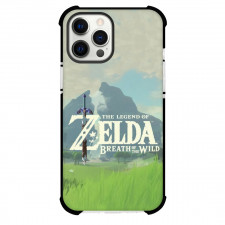 The Legend of Zelda Phone Case For iPhone and Samsung Galaxy Devices - The Legend of Zelda Breath of the Wild Landscape Poster