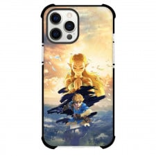 The Legend of Zelda Phone Case For iPhone and Samsung Galaxy Devices - Princess Zelda and Link Poster