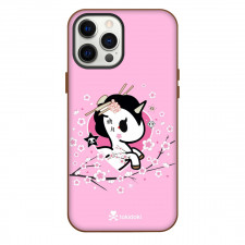 Tokidoki Sakura Phone Case For iPhone Samsung Galaxy Pixel OnePlus Vivo Xiaomi Asus Sony Motorola Nokia - Sakura Heart Poster In Pink Background