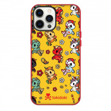 Tokidoki Phone Case For iPhone Samsung Galaxy Pixel OnePlus Vivo Xiaomi Asus Sony Motorola Nokia - Unicorno Pattern Poster In Yellow Background