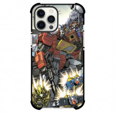Transformers Blaster Phone Case For iPhone And Samsung Galaxy Devices - Blaster And Teammate Comic Art